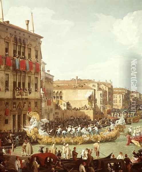 Carnival Oil Painting - (Giovanni Antonio Canal) Canaletto