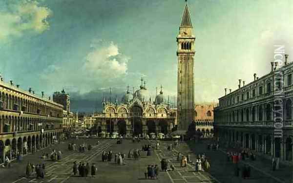 Piazza San Marco, Venice, c.1730-35 Oil Painting - (Giovanni Antonio Canal) Canaletto
