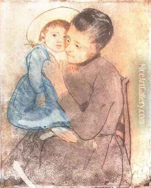 Baby Bill Oil Painting - Mary Cassatt