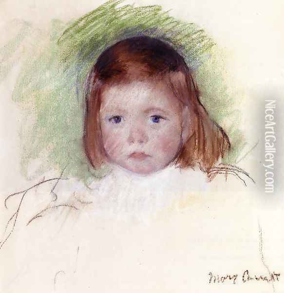 Portrait Of Ellen Mary Cassatt Oil Painting - Mary Cassatt