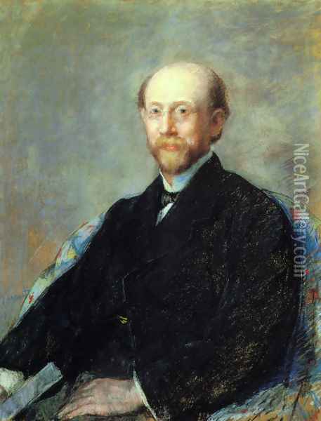 Moise Dreyfus Oil Painting - Mary Cassatt