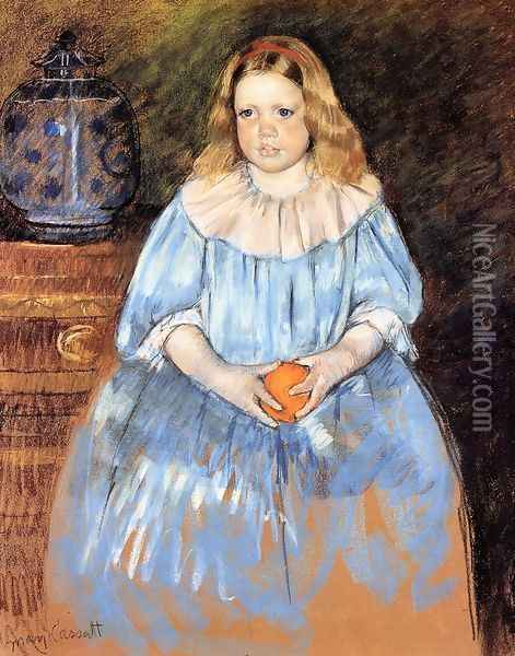 Portrait Of Margaret Milligan Sloan Oil Painting - Mary Cassatt