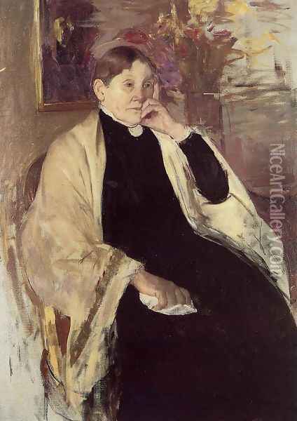 Mrs. Robert S. Cassatt (or Katherine Kelson Johnston Cassatt) Oil Painting - Mary Cassatt