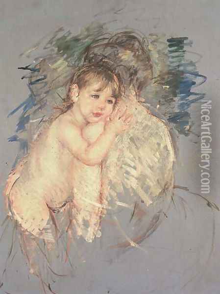 Etude pour Le dos nu Oil Painting - Mary Cassatt