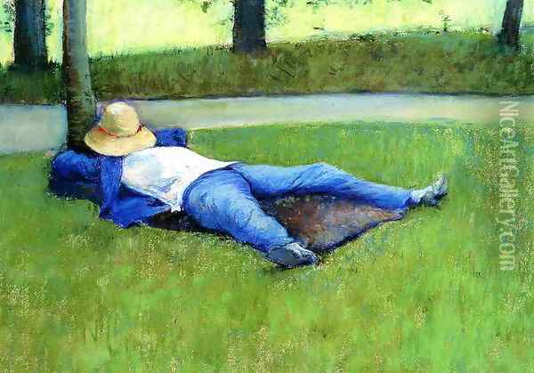 The Nap Oil Painting - Gustave Caillebotte