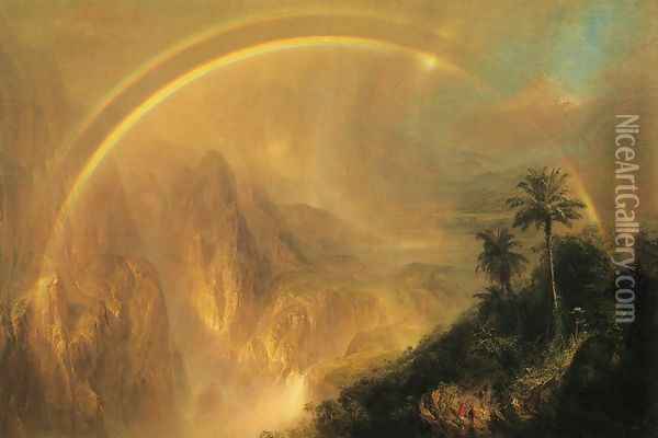 Rainy Season In The Tropics Oil Painting - Frederic Edwin Church