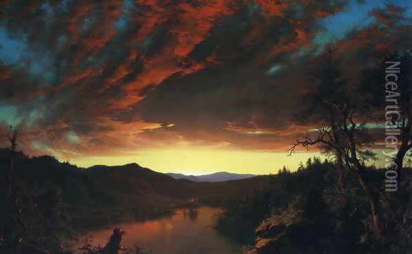 The Magdalena River Equador Oil Painting - Frederic Edwin Church