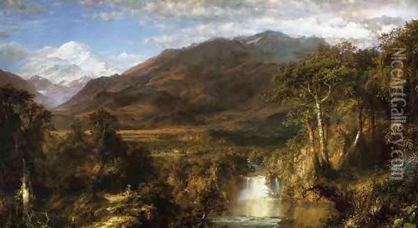 The Heart of the Andes 1859 Oil Painting - Frederic Edwin Church
