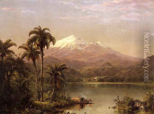 Tamaca Palms2 Oil Painting - Frederic Edwin Church