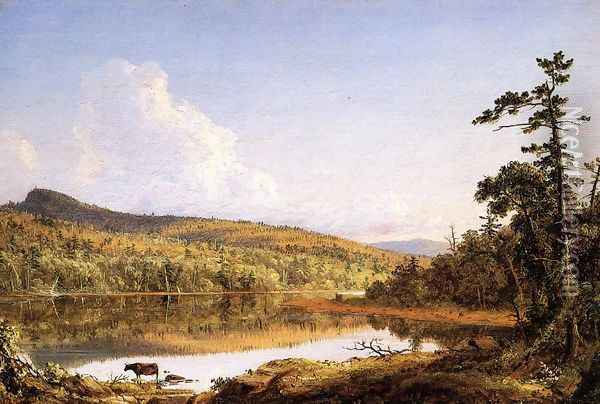 North Lake Oil Painting - Frederic Edwin Church