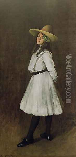 Dorothy, 1902 Oil Painting - William Merritt Chase