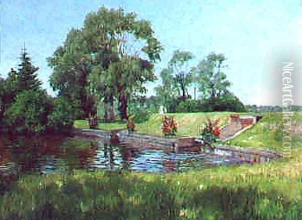 In the Park Oil Painting - William Merritt Chase