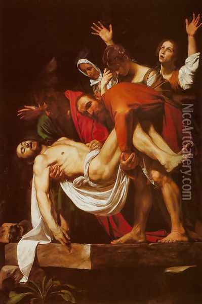 Deposition (Deposizione nel sepolcro) Oil Painting - Caravaggio