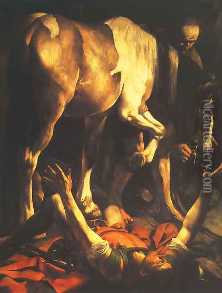 Conversion of St. Paul Oil Painting - Caravaggio
