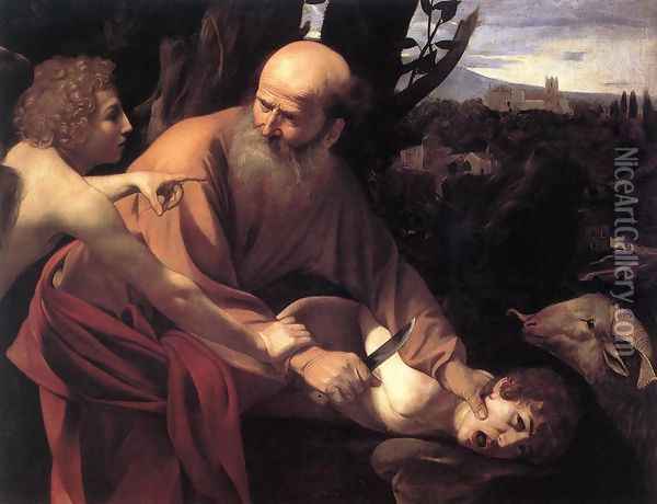 The Sacrifice of Isaac 1601-02 Oil Painting - Caravaggio