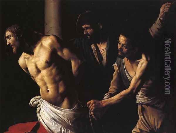 Flagellation of Christ 2 Oil Painting - Caravaggio