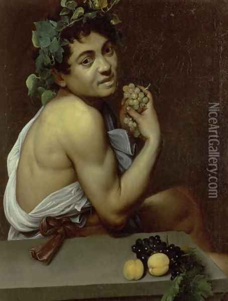 The Sick Bacchus, 1591 Oil Painting - Caravaggio