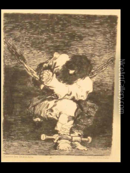 Tan Barbara La Seguridad Como El Delito (littleprisoner) Oil Painting - Francisco De Goya y Lucientes