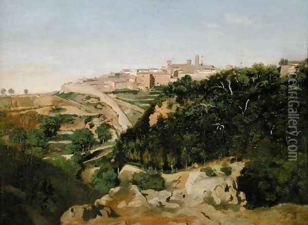 Volterra, 1834 Oil Painting - Jean-Baptiste-Camille Corot