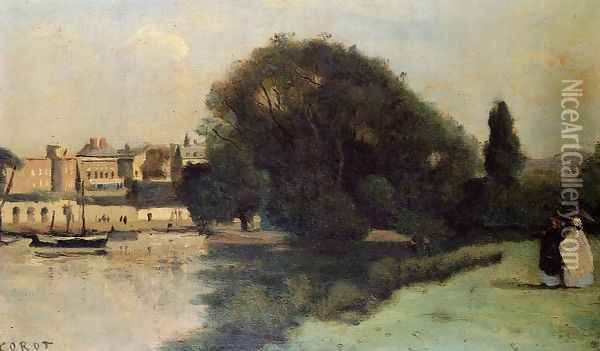 Richmond, near London, 1862 Oil Painting - Jean-Baptiste-Camille Corot