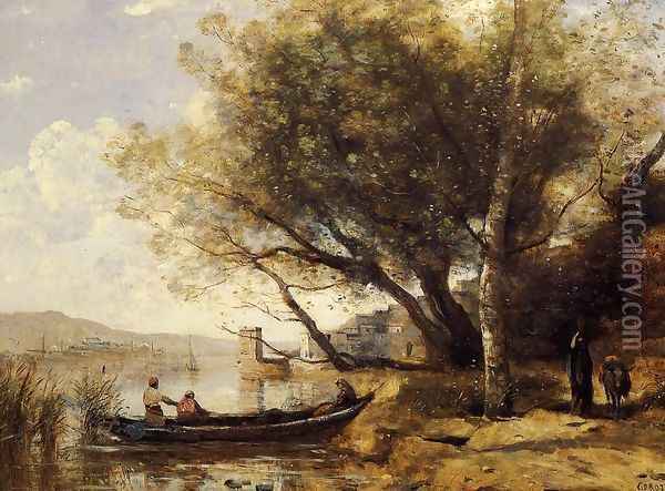 Smyrne-Bornabat Oil Painting - Jean-Baptiste-Camille Corot