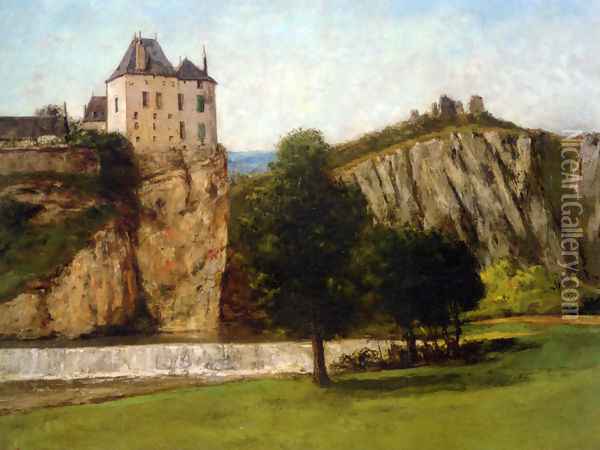 Le Chateau de Thoraise Oil Painting - Gustave Courbet