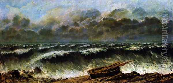 The waves Oil Painting - Gustave Courbet