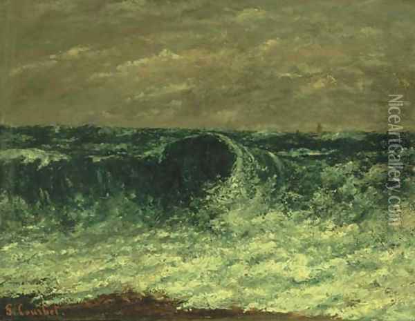La Vague 2 Oil Painting - Gustave Courbet