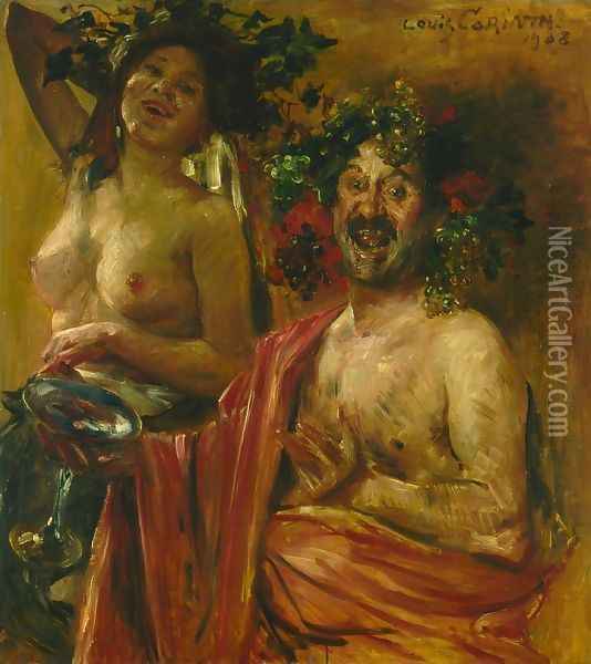 Bacchantenpaar Oil Painting - Lovis (Franz Heinrich Louis) Corinth