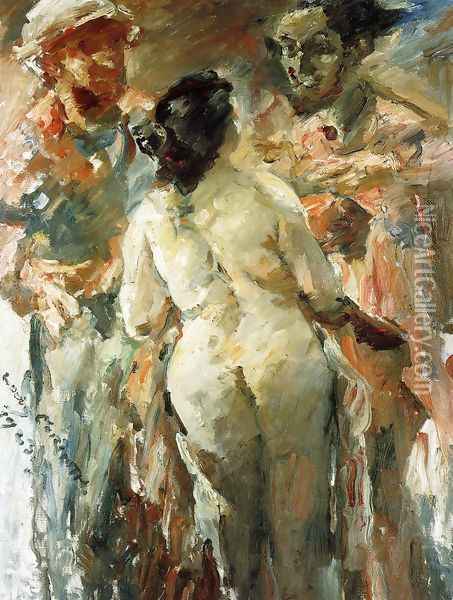 Susanna and the Elders Oil Painting - Lovis (Franz Heinrich Louis) Corinth