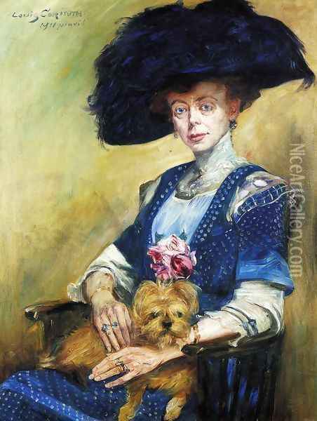 Portrait of Frau Luther Oil Painting - Lovis (Franz Heinrich Louis) Corinth