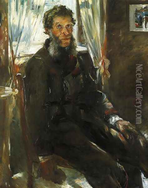 Portrait of the Artist's Uncle, Friedrich Corinth Oil Painting - Lovis (Franz Heinrich Louis) Corinth