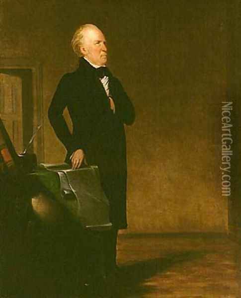 General William Clark Oil Painting - George Catlin