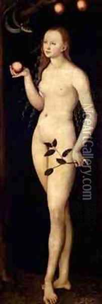Eve 2 Oil Painting - Lucas The Elder Cranach