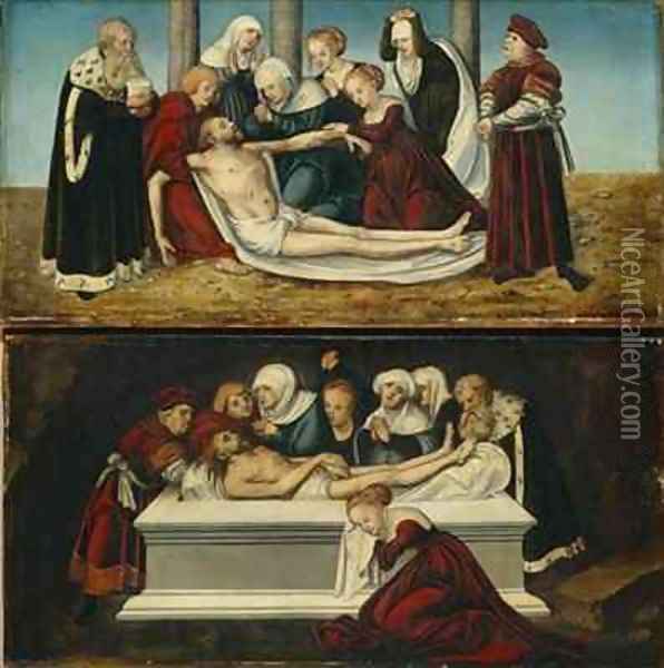 The Deposition Oil Painting - Lucas The Elder Cranach