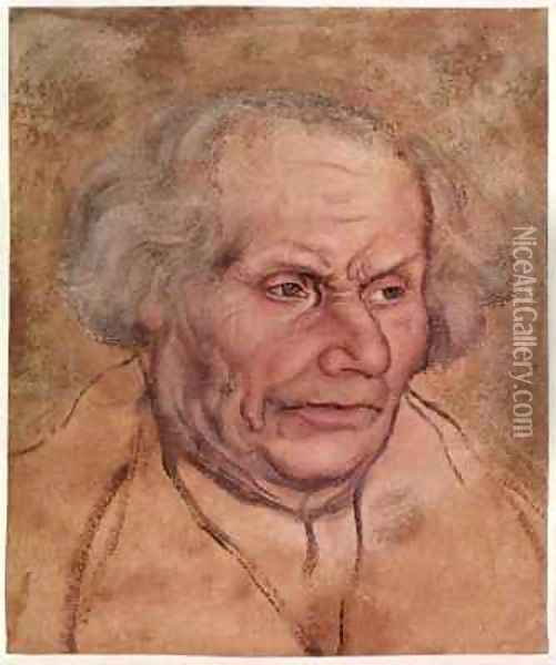 Portrait of Hans Luther 1459-1530 Father of Martin Luther Oil Painting - Lucas The Elder Cranach