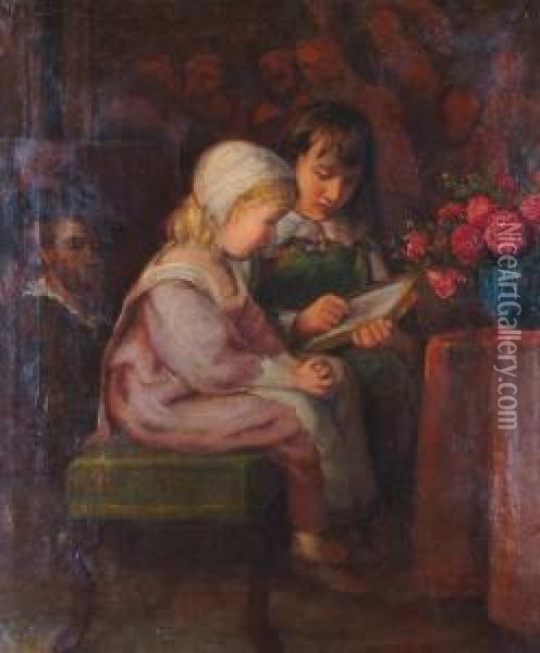 The Young Artist Oil Painting - Henry Hetherington Emmerson