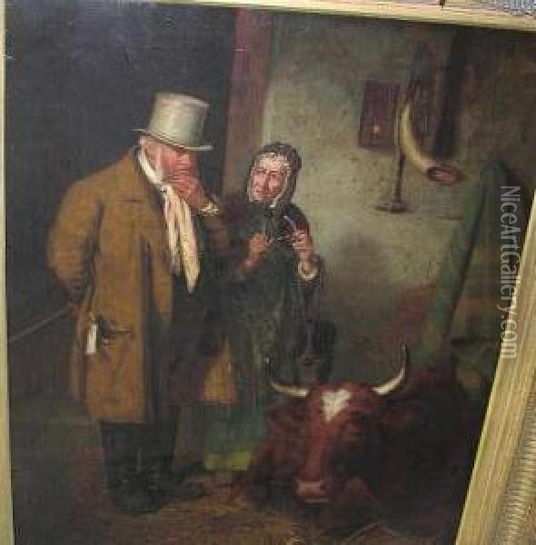 The Cow Doctor Oil Painting - Henry Hetherington Emmerson