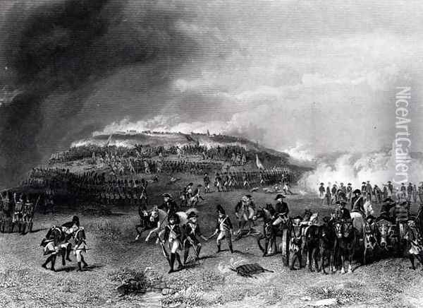 Battle of Bunker's Hill, 17th June 1775 Oil Painting - Alonzo Chappel