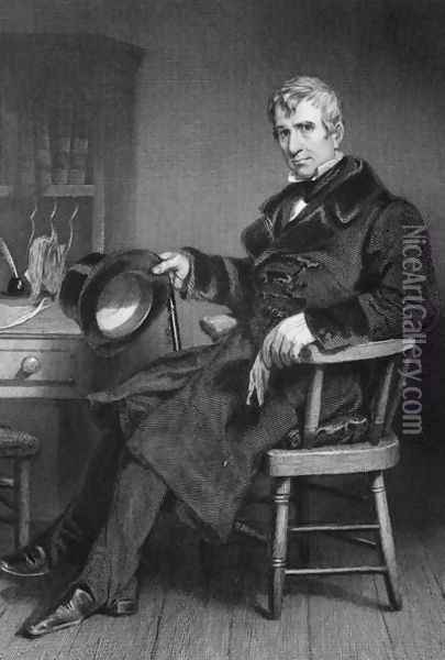 Portrait of William Henry Harrison (1773-1841) Oil Painting - Alonzo Chappel
