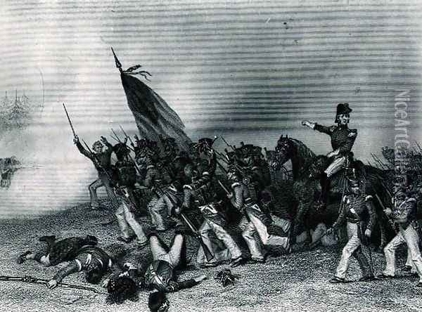 Battle of Cerro Gordo, April 1847 Oil Painting - Alonzo Chappel