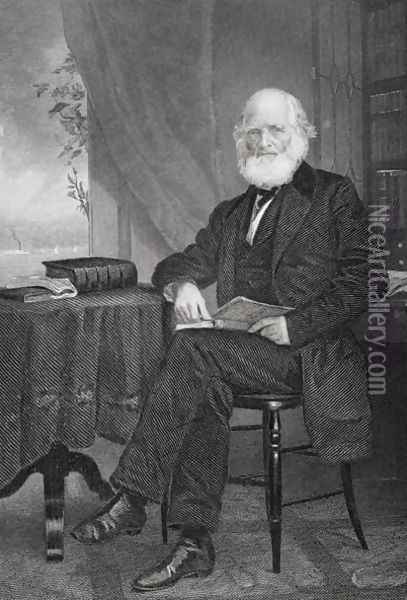 William Cullen Bryant (1794-1878) Oil Painting - Alonzo Chappel