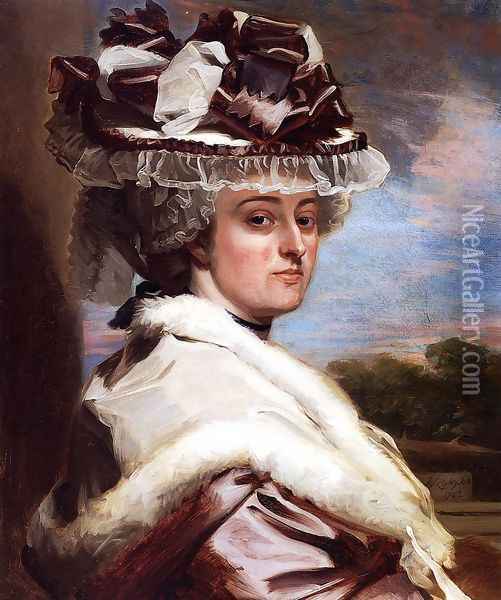 Portrait Of Letitia F Balfour Oil Painting - John Singleton Copley