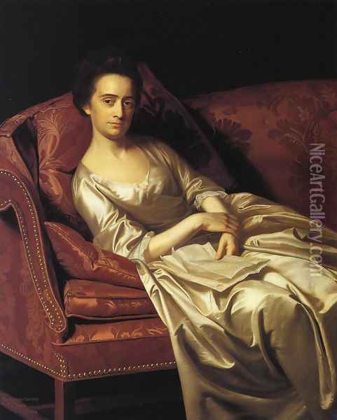 Portrait Of A Lady Oil Painting - John Singleton Copley