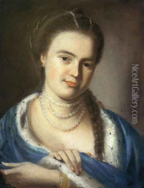 Mrs. Gawen Brown (Elizabeth Byles) Oil Painting - John Singleton Copley