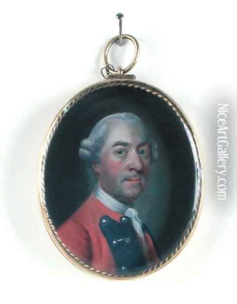 Miniature portrait of Sir John St. Clair Oil Painting - John Singleton Copley