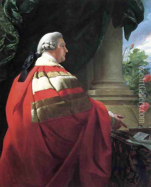 Portrait of John, Second Viscount Dudley and Ward Oil Painting - John Singleton Copley