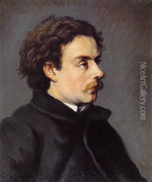 Portrait of the Painter Emile-Henri Laport Oil Painting - Jasper Francis Cropsey