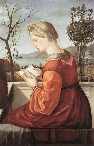 The Virgin Reading 1505-10 Oil Painting - Vittore Carpaccio