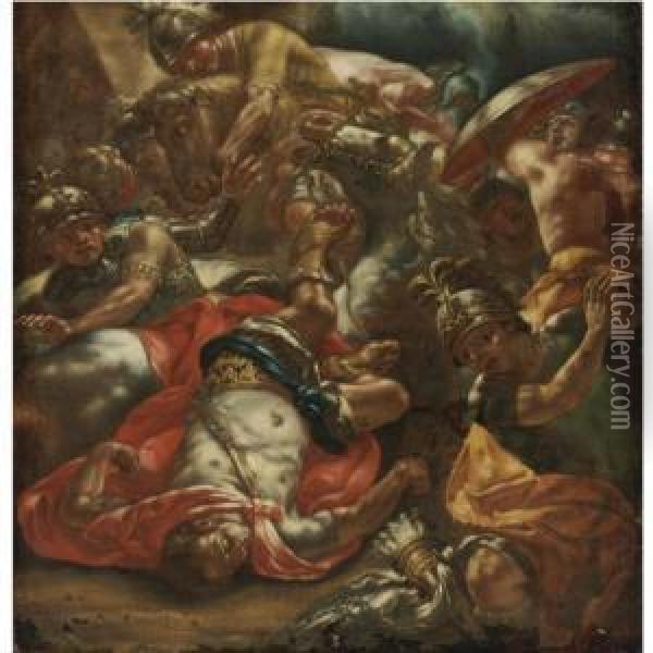 The Conversion Of Saint Paul Oil Painting - Fedele Fischetti